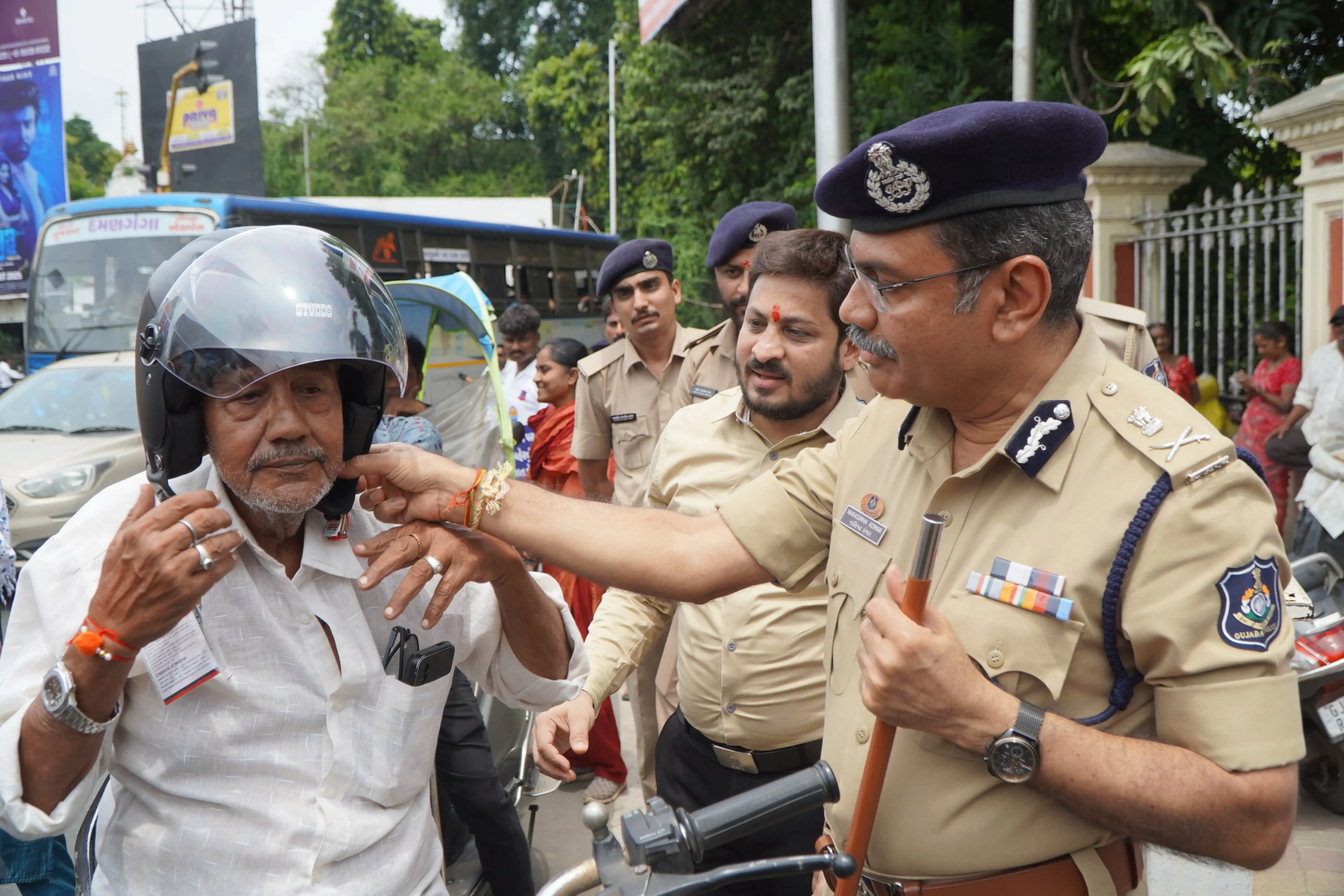 Helmet Awareness Campaign Launched